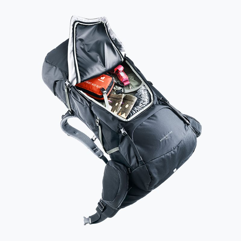 Трекінговий рюкзак Deuter Aircontact Pro 75 + 10 л чорний 7