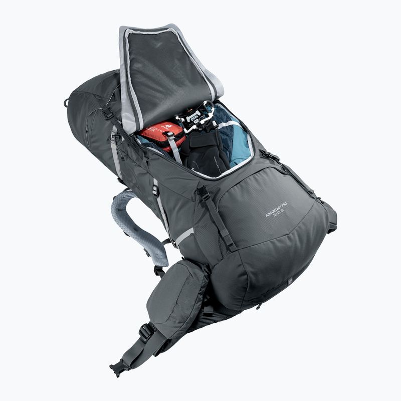 Жіночий трекінговий рюкзак deuter Aircontact Pro 75 + 10 л SL графіт 6