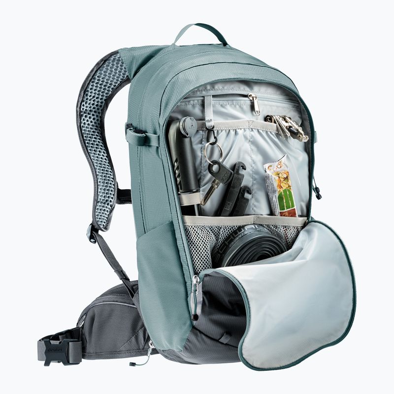 Рюкзак велосипедний жіночий deuter Compact 12 + 3 SL graphite/shale 13