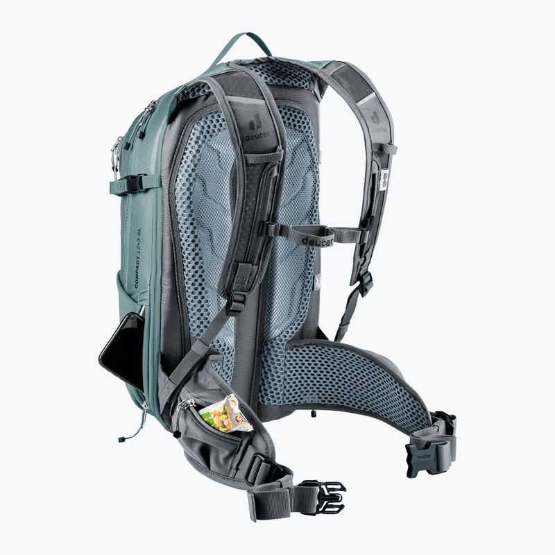 Рюкзак велосипедний жіночий deuter Compact 12 + 3 SL graphite/shale 14