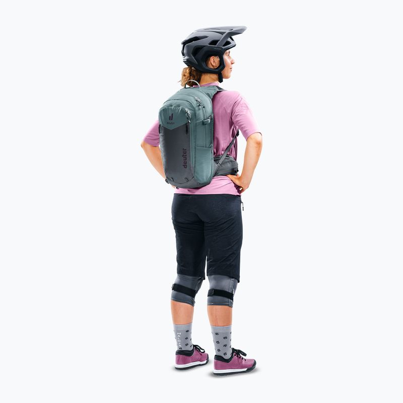 Рюкзак велосипедний жіночий deuter Compact 12 + 3 SL graphite/shale 15