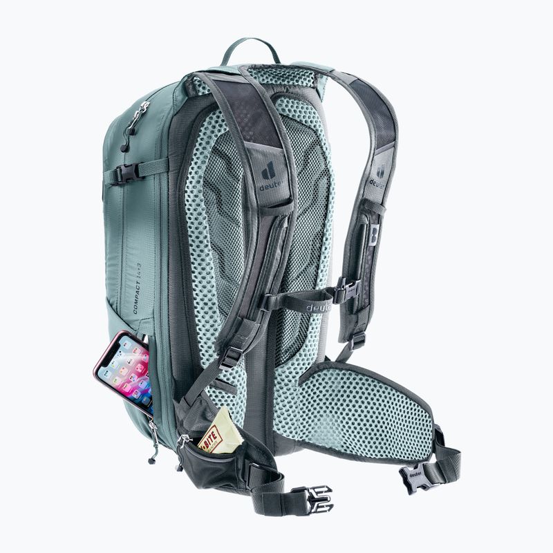 Рюкзак велосипедний deuter Compact 14 + 3 л graphite/shale 12