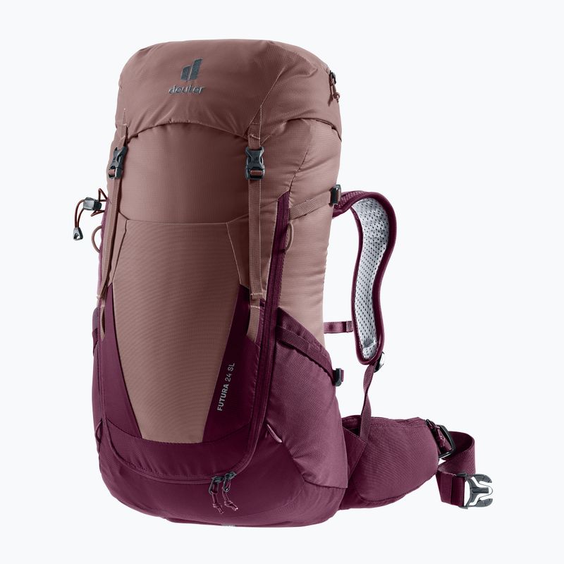 Туристичний рюкзак deuter Futura 24 l SL ash rose/cassis 2