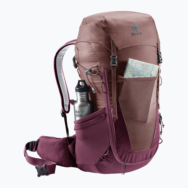 Туристичний рюкзак deuter Futura 24 l SL ash rose/cassis 7