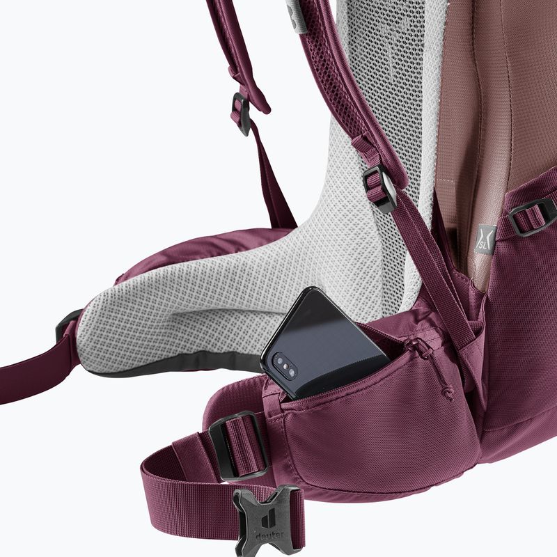 Туристичний рюкзак deuter Futura 24 l SL ash rose/cassis 12