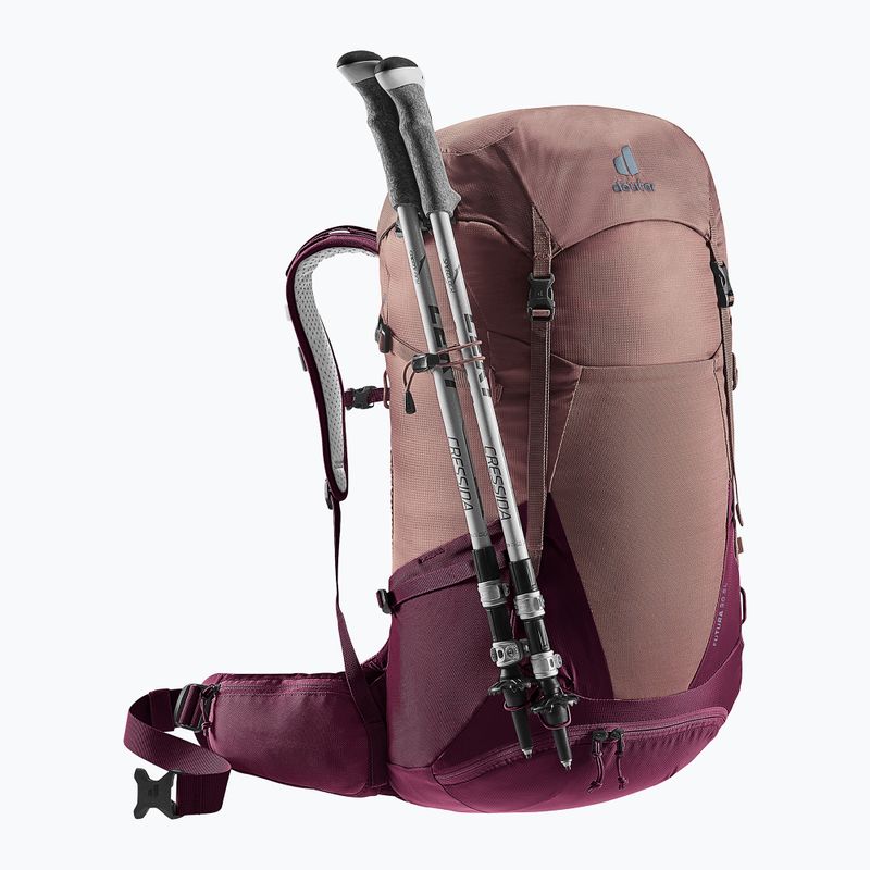 Рюкзак туристичний жіночий deuter Futura 30 л SL ashrose-cassis 6