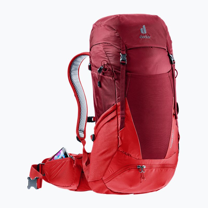Туристичний рюкзак deuter Futura Pro 36 л масала/вишня 2