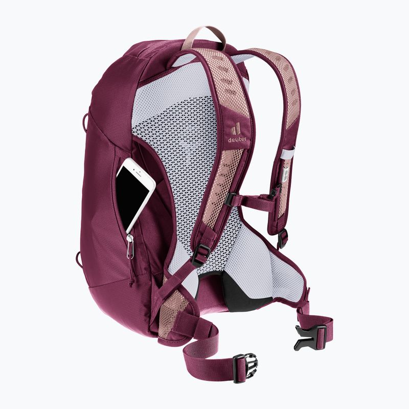 Рюкзак туристичний жіночий deuter AC Lite 15 л SL ashrose-cassis 12