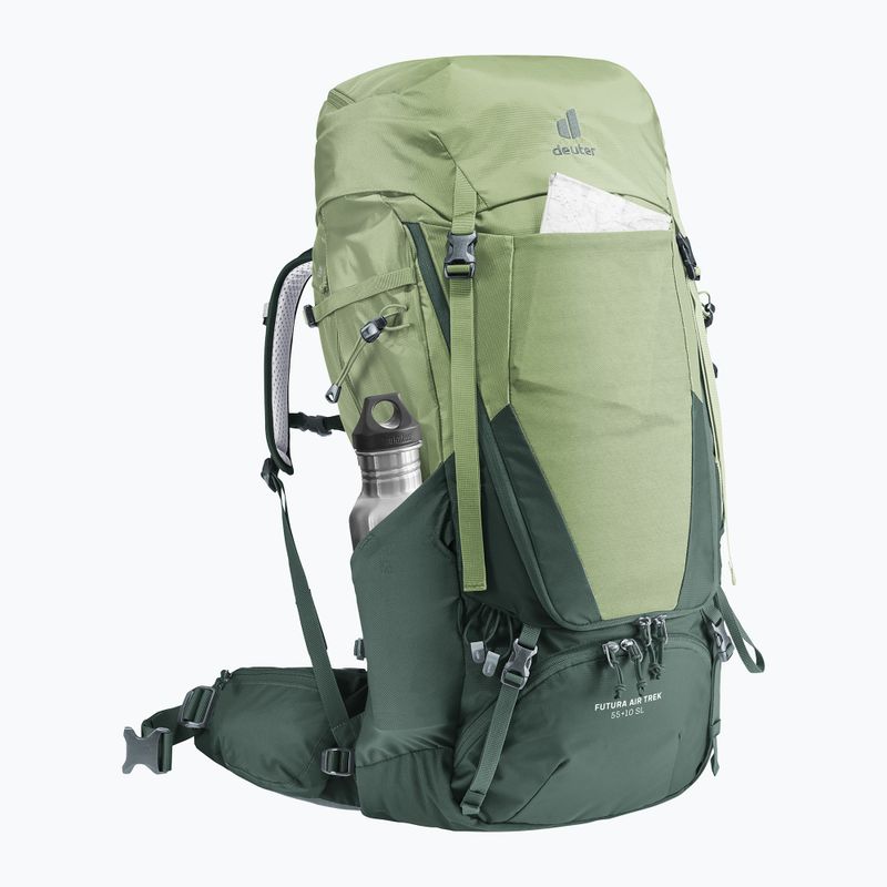 Рюкзак трекінговий жіночий deuter Futura Air Trek 55 + 10 л SL grove/ivy 5