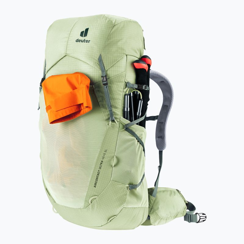 Жіночий трекінговий рюкзак deuter Aircontact Ultra 45 + 5 л SL mineral-ivy 5