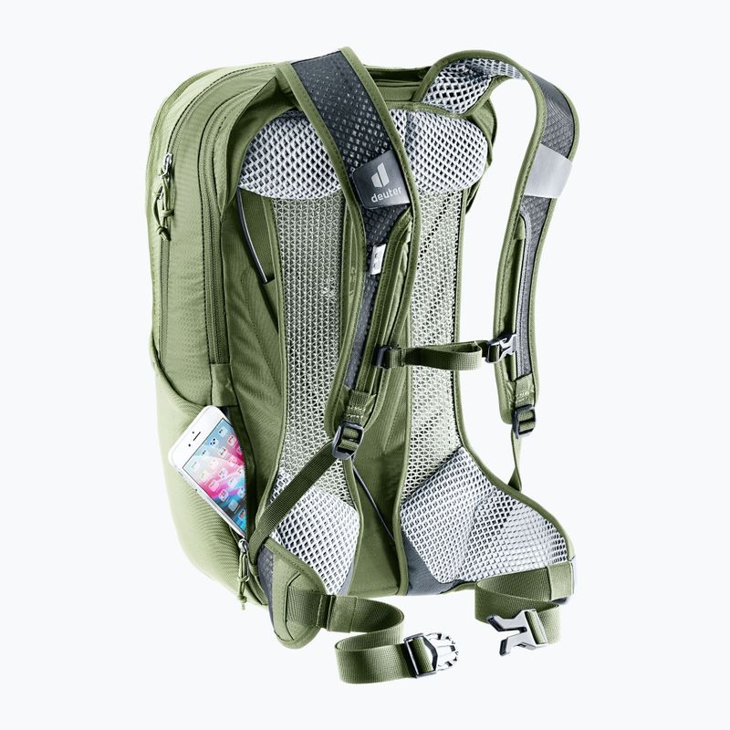 Рюкзак велосипедний deuter Race Air 14 + 3 л mineral/grove 12