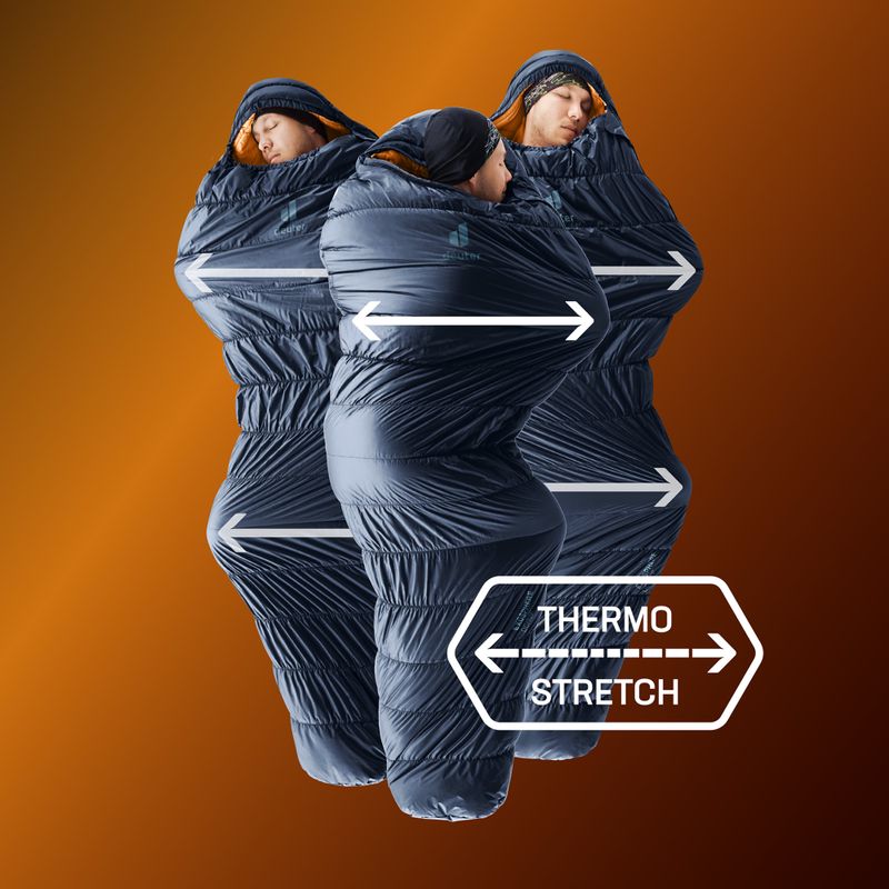 Спальний мішок deuter Exosphere +4C/39F ink/maple 8