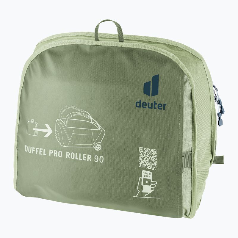 Сумка дорожня deuter Duffel Pro Roller 90 л mineral/grove 10