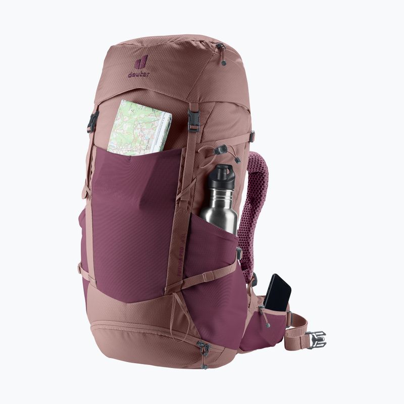 Рюкзак трекінговий deuter Futura Pro 34 л SL cassis/ashrose 9