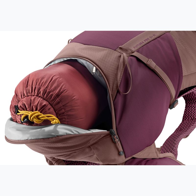 Рюкзак трекінговий deuter Futura Pro 34 л SL cassis/ashrose 12