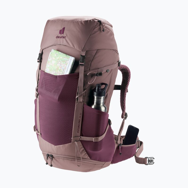 Рюкзак трекінговий deuter Futura Pro 38 л SL cassis/ashrose 9