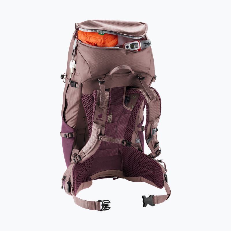 Рюкзак трекінговий deuter Futura Pro 38 л SL cassis/ashrose 11