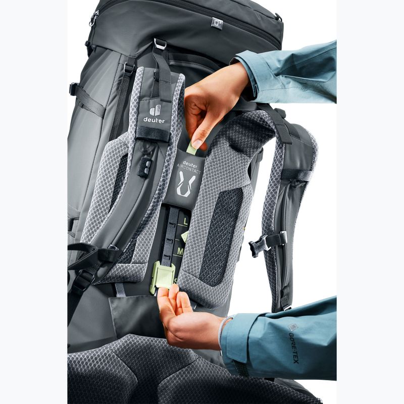 Рюкзак трекінговий deuter Aircontact Core 55 + 10 л SL graphite 13