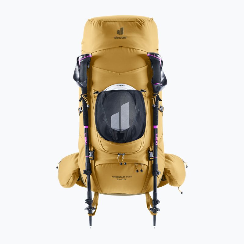 Жіночий трекінговий рюкзак deuter Aircontact Core 55 + 10 л SL savanna/nori 6
