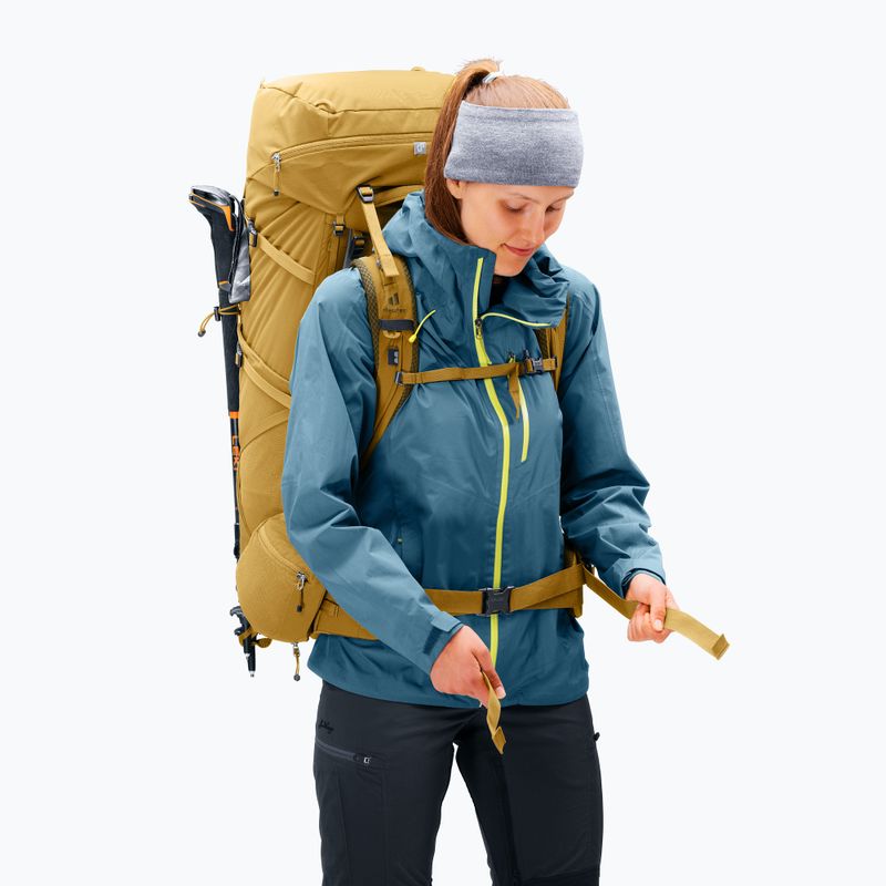 Жіночий трекінговий рюкзак deuter Aircontact Core 55 + 10 л SL savanna/nori 14
