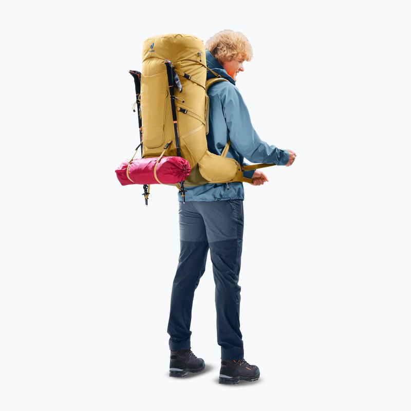 Рюкзак трекінговий deuter Aircontact Core 60 + 10 л savanna/nori 14