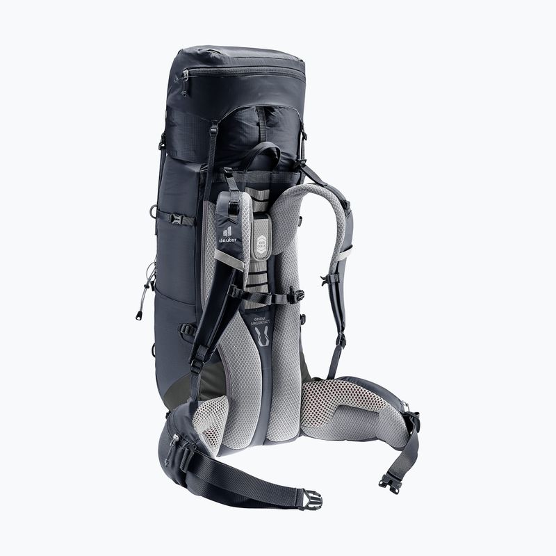 Рюкзак трекінговий deuter Aircontact Lite 40 + 10 л black/graphite 10