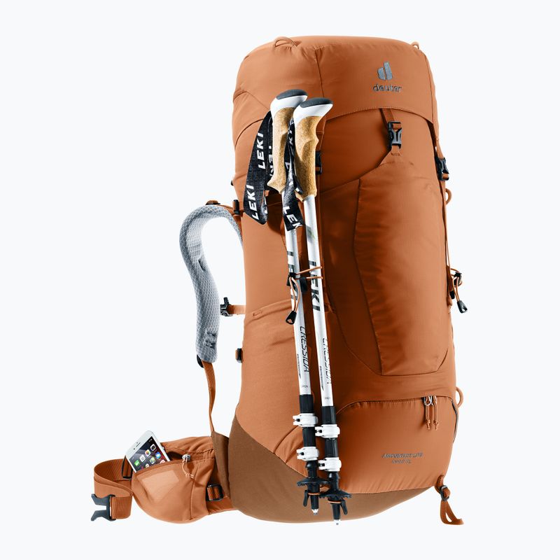Рюкзак трекінговий жіночий deuter Aircontact Lite 45 + 10 л SL pecan/mocha 7
