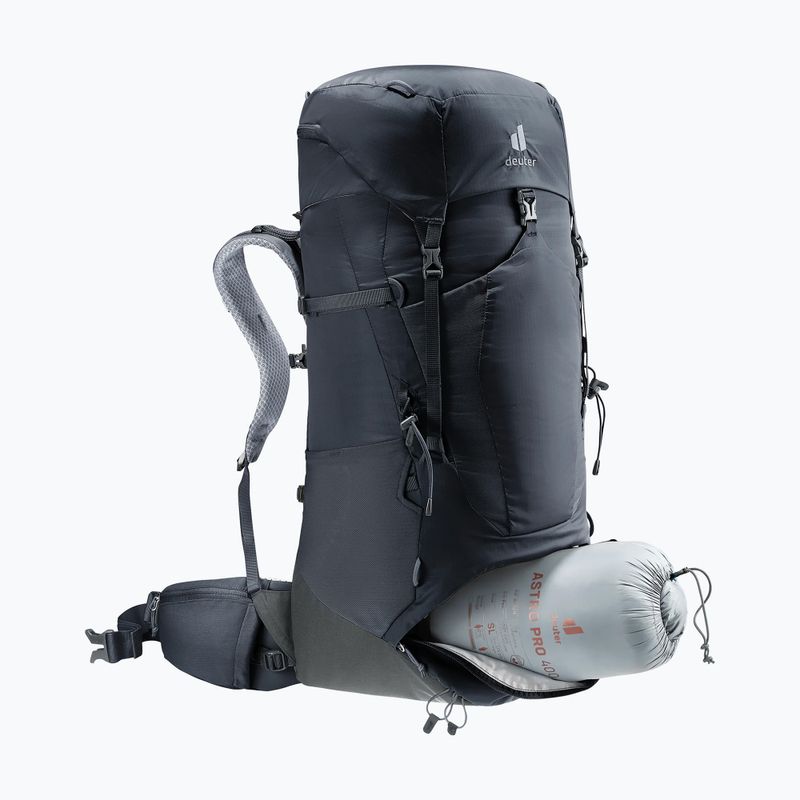Рюкзак трекінговий deuter Aircontact Lite 50 + 10 л black/graphite 7