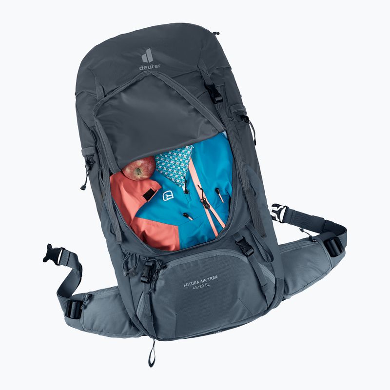 Рюкзак трекінговий deuter Aircontact Lite 50 + 10 л black/graphite 9