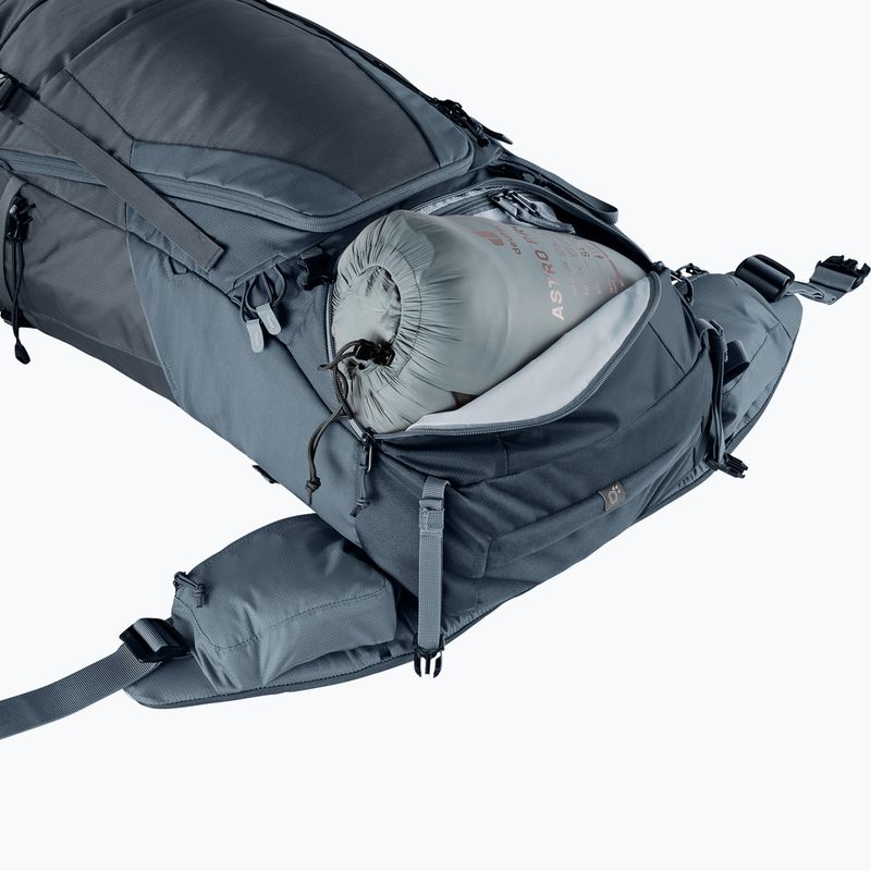 Рюкзак трекінговий deuter Aircontact Lite 50 + 10 л black/graphite 10