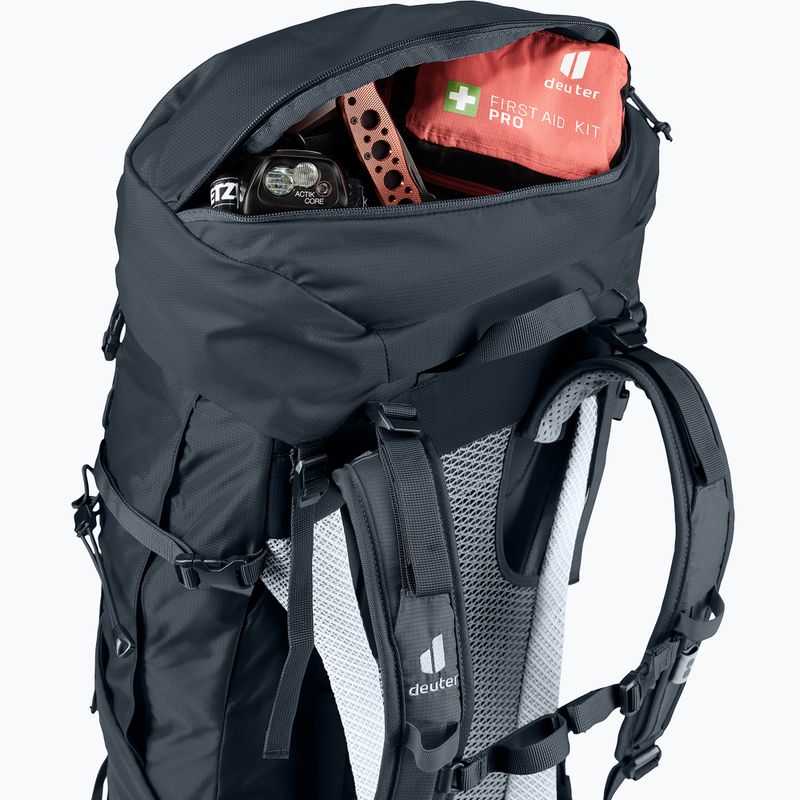 Рюкзак трекінговий deuter Aircontact Lite 50 + 10 л black/graphite 11