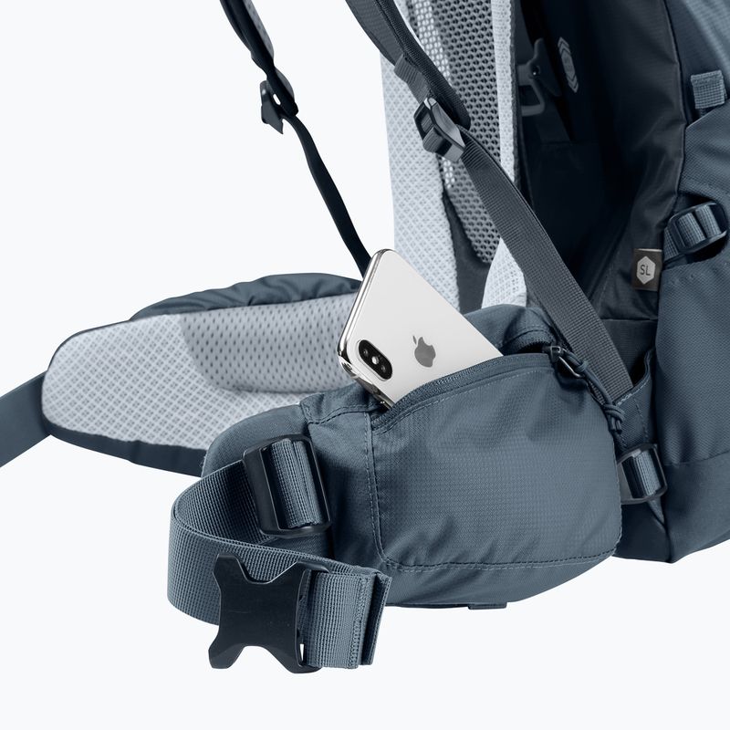 Рюкзак трекінговий deuter Aircontact Lite 50 + 10 л black/graphite 12