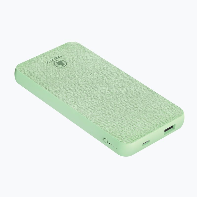Павербанк Hama Fabric 10 Power Pack 10000 mAh зелений 1872590000