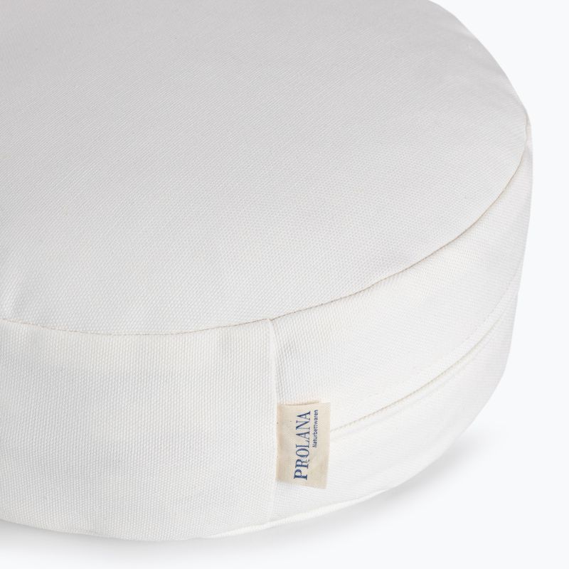 Подушка для медитації JadeYoga Prolana Meditation Cushion Round Mini бежева 3022160 2