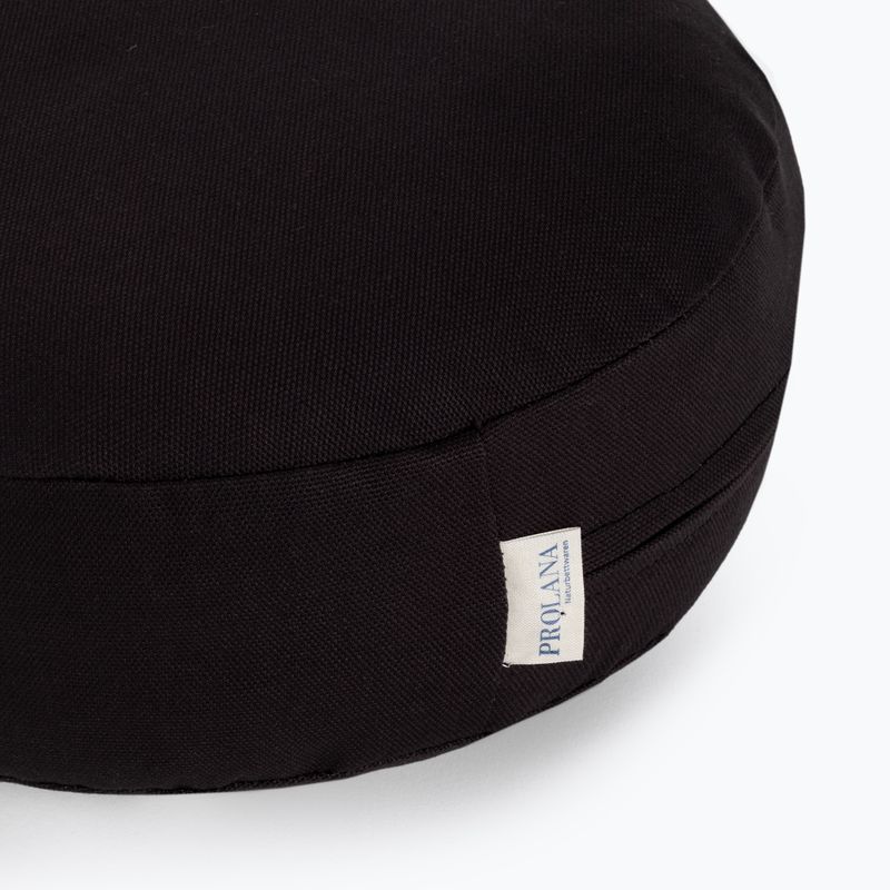 Подушка для медитації JadeYoga Prolana Meditation Cushion Round Mini чорна 3022660 2
