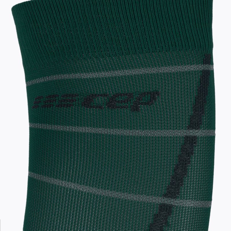 Бандажі компресійні для гомілок чоловічі CEP Reflective зелені WS50GZ2 5