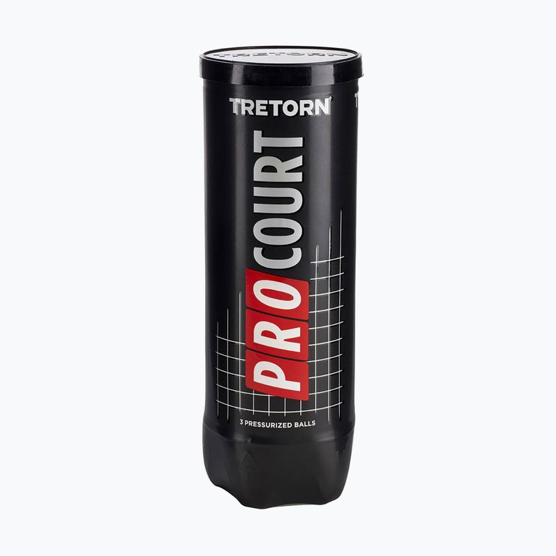 Тенісні м'ячі Tretorn Pro Court 3 шт. жовті 474186