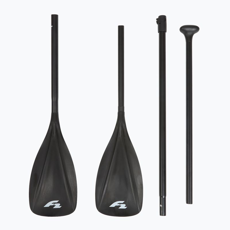 Весло для SUP/байдарки 4-місне F2 Combo 4D чорне 3