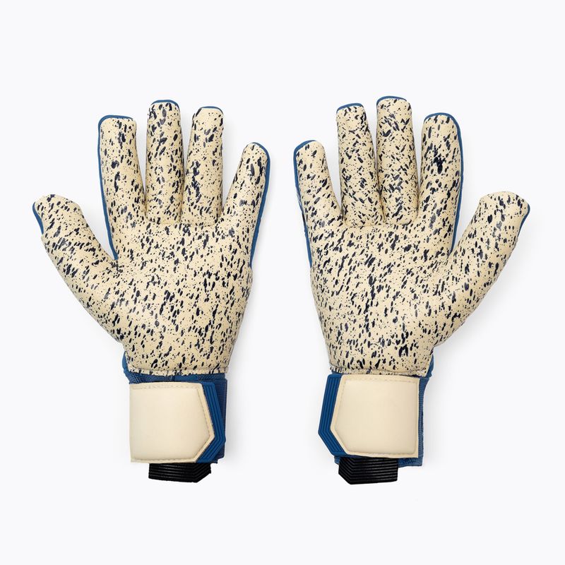 Рукавиці воротарські Uhlsport Hyperact Supergrip+ Finger Surround блакитно-білі 101123101 2