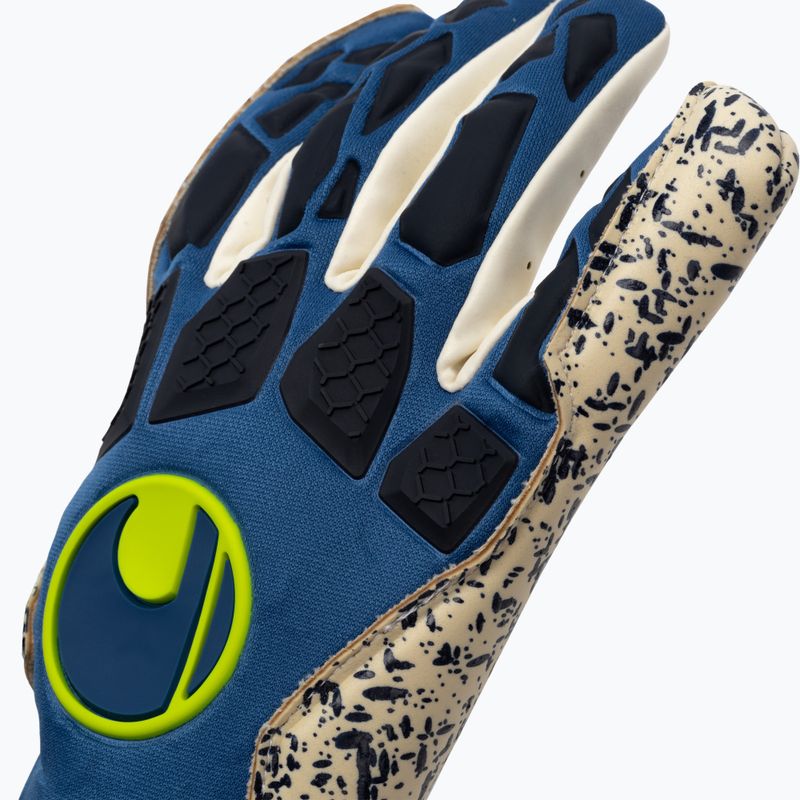 Рукавиці воротарські Uhlsport Hyperact Supergrip+ HN блакитно-білі 101123201 3