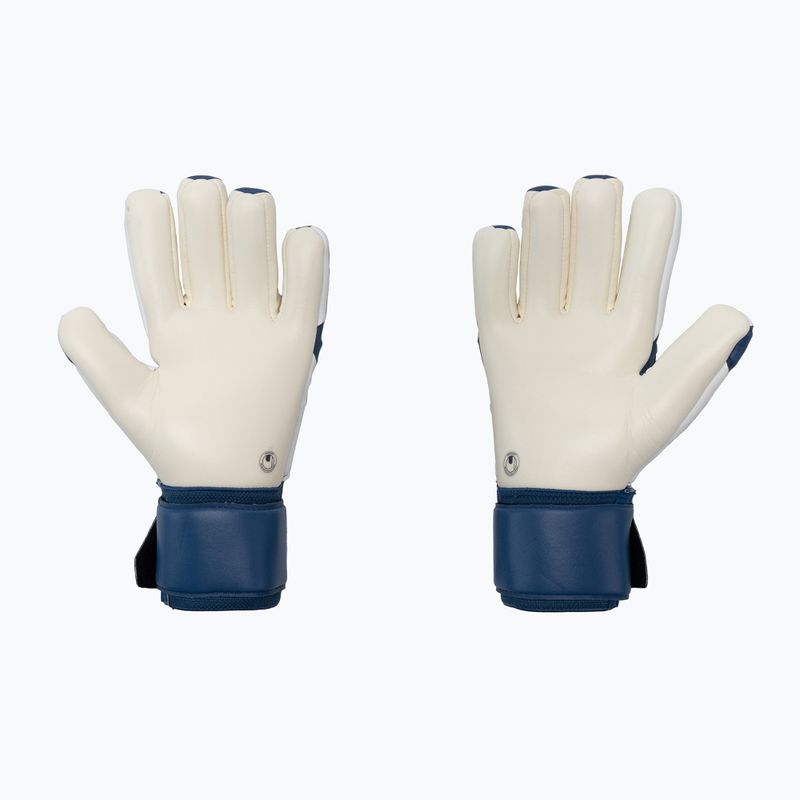 Рукавиці воротарські дитячі Uhlsport Hyperact Supersoft HN блакитно-білі 101123601 2