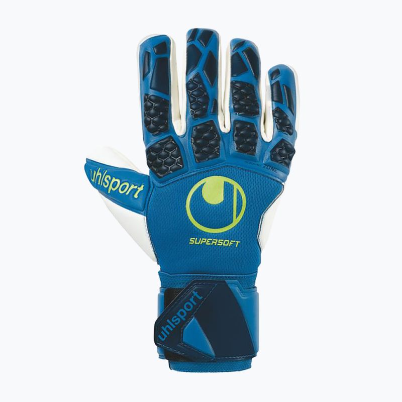 Рукавиці воротарські Uhlsport Hyperact Supersoft HN блакитно-білі 101123601 4