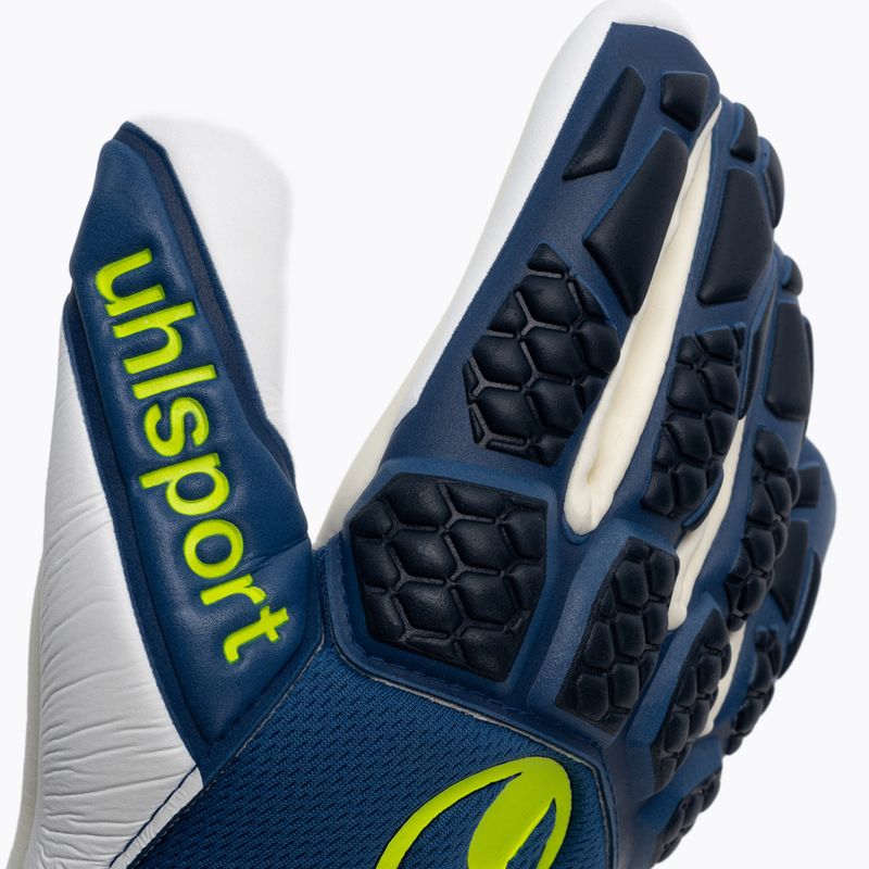Рукавиці воротарські Uhlsport Hyperact Supersoft HN блакитно-білі 101123601 3
