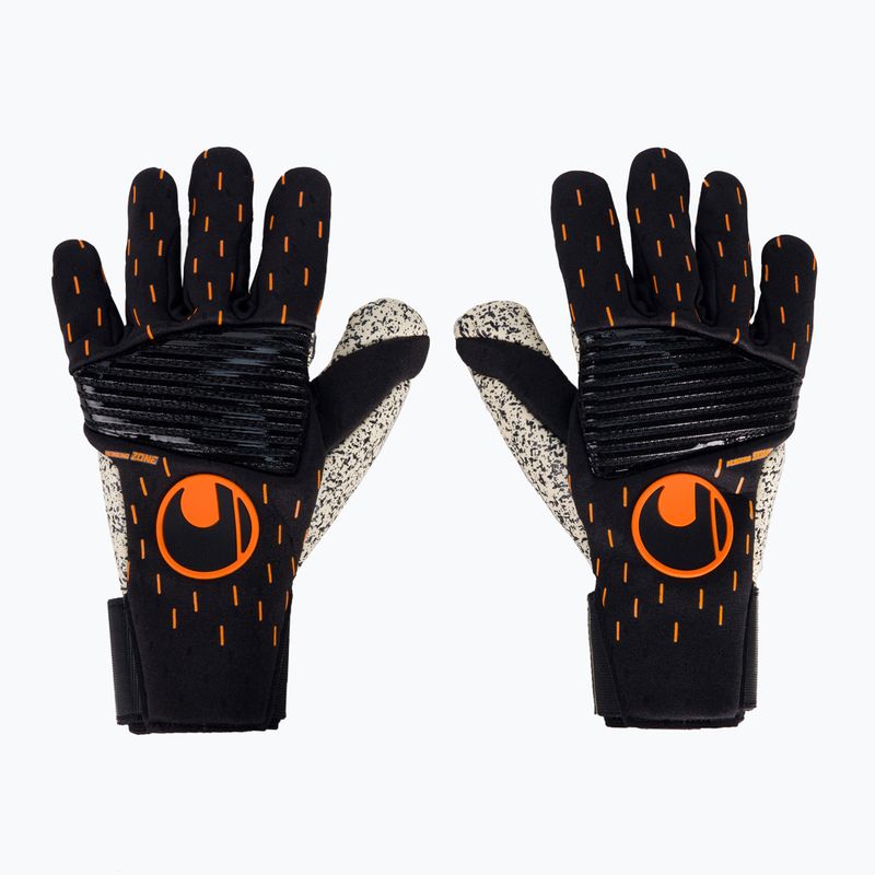 Рукавиці воротарські Uhlsport Speed Contact Supergrip+ Reflex чорно-білі 101125901