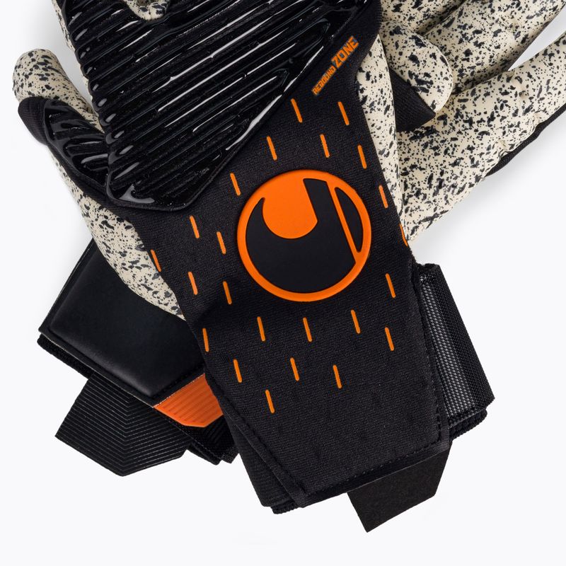 Рукавиці воротарські Uhlsport Speed Contact Supergrip+ Finger Surround чорно-білі 101126001 4