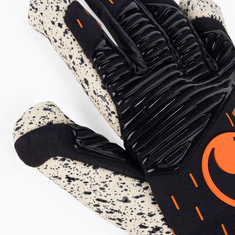 Рукавиці воротарські Uhlsport Speed Contact Supergrip+ Hn чорно-білі 101126101 3