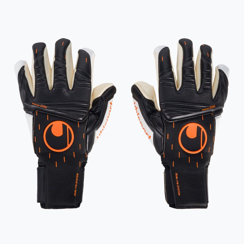 Рукавиці воротарські Uhlsport Speed Contact Absolutgrip Finger Surround чорно-білі 101126301