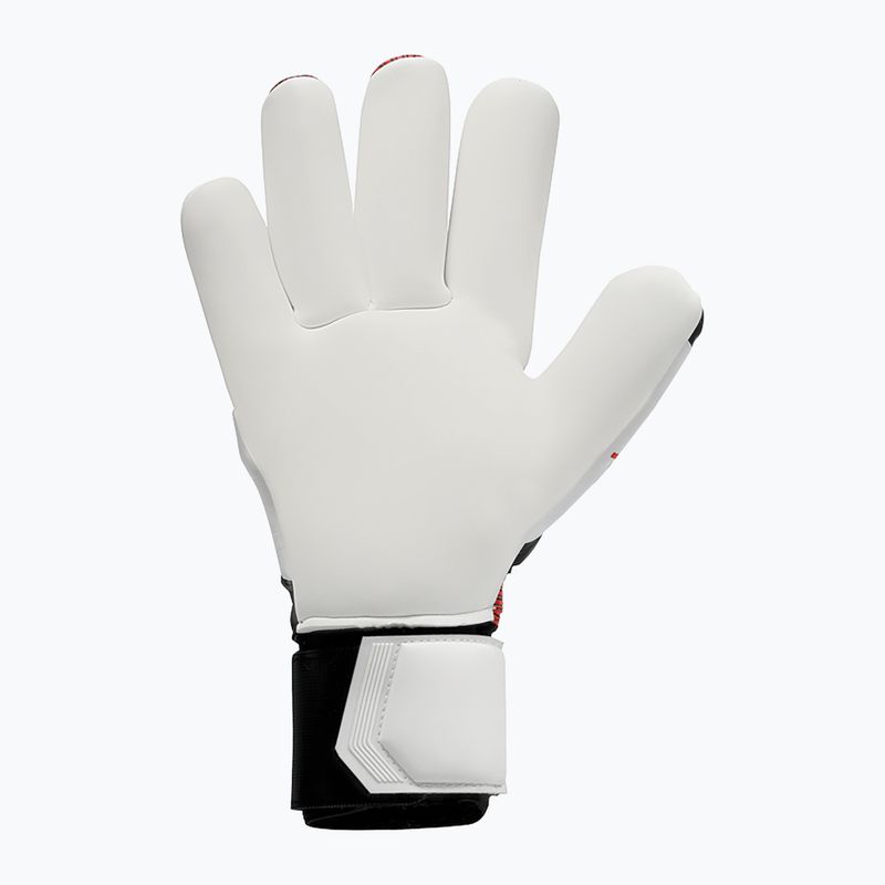 Дитячі воротарські рукавиці uhlsport Powerline Absolutgrip Finger Surround чорні/червоні/білі 2