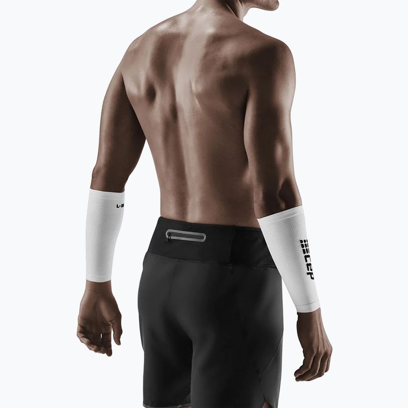 Нарукавники компресійні CEP WS1F white/black 5