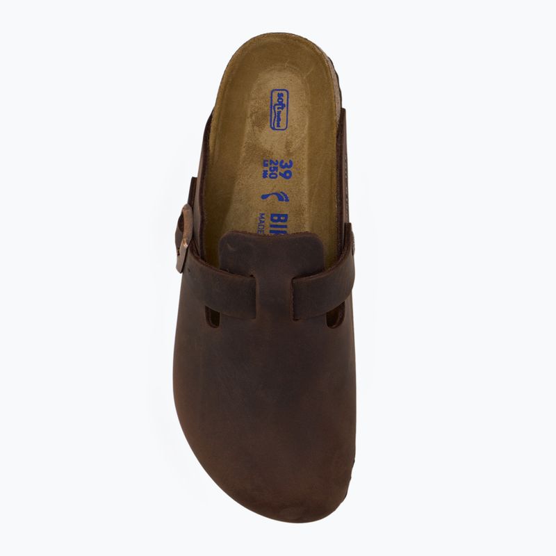BIRKENSTOCK Boston SFB LEOI Вузькі шльопанці хабана 5